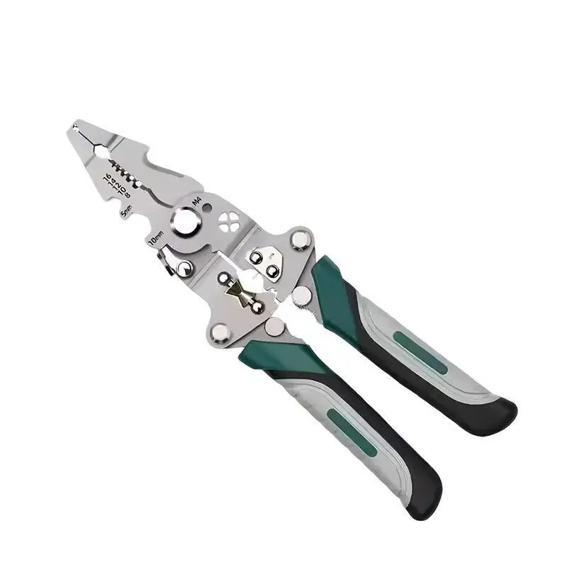 Foldable Wire Stripper Time Saving Pulley Design Multi-Function Electrician Cable Splitter for Electronic Equipment Repair