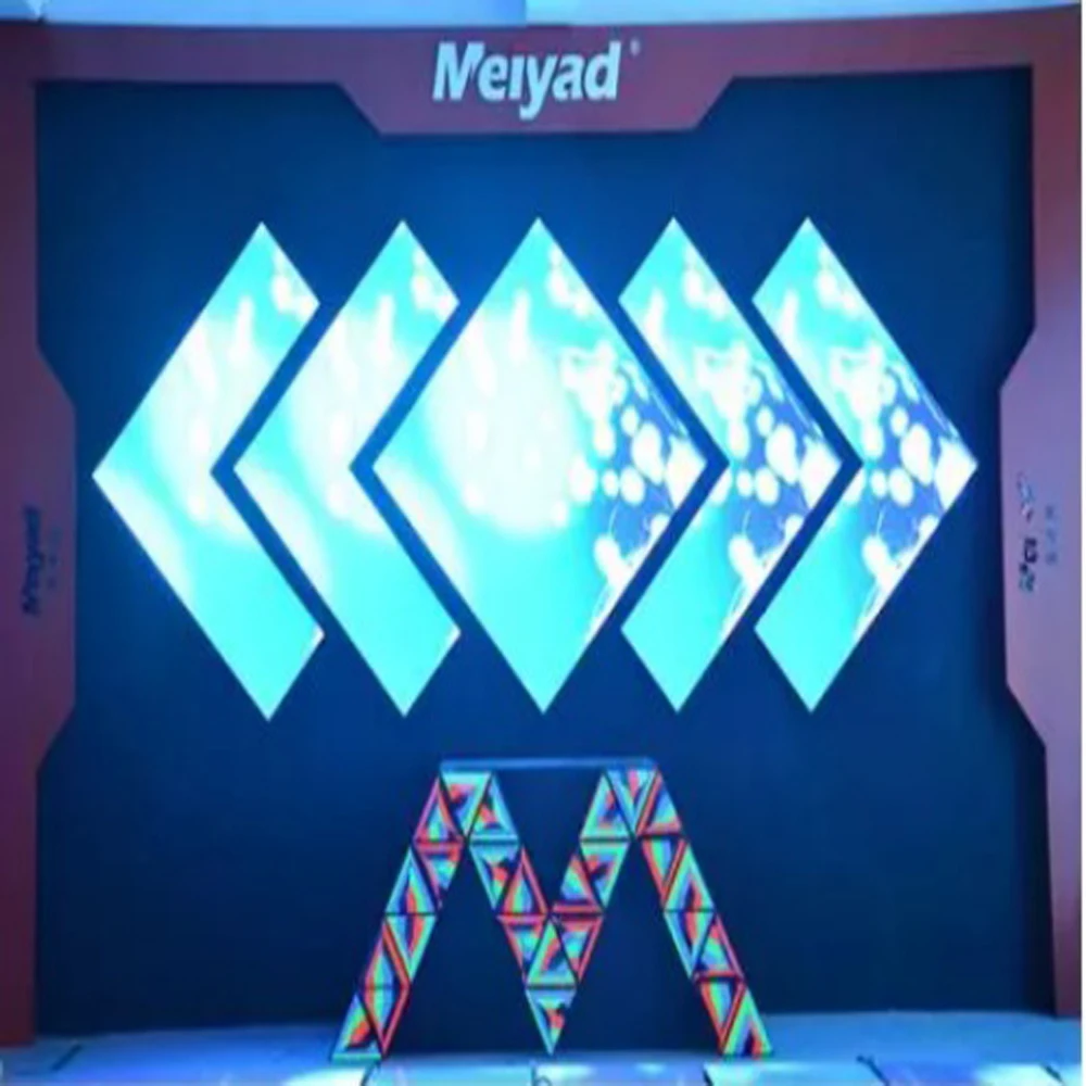 Painel de Módulo Flexível de Tela LED Digital Curva 360 para Bar DJ.