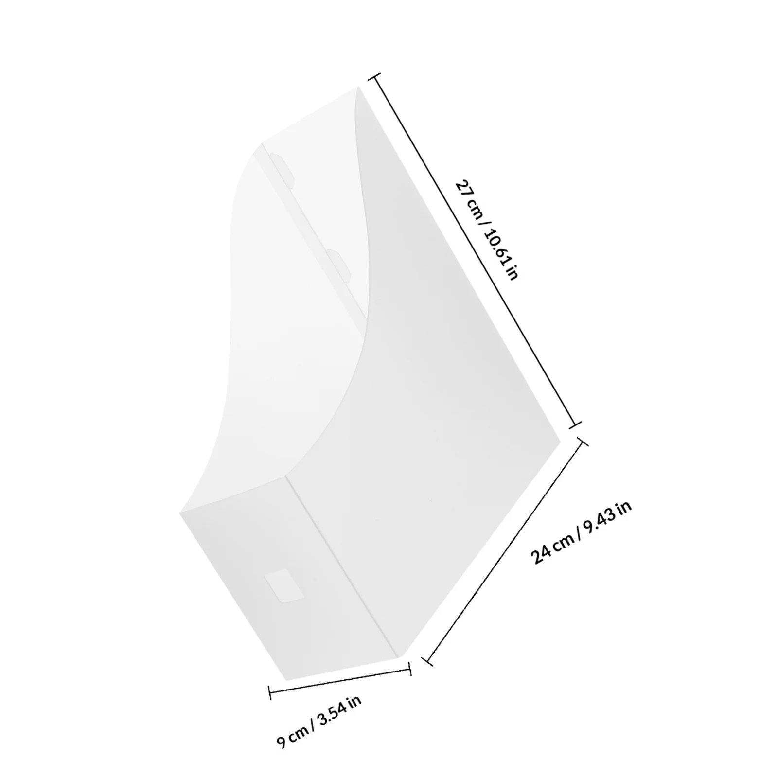 Estante de almacenamiento de documentos, caja organizadora de archivos de escritorio para carpetas, revistas y libros, Material PP resistente, accesorios de oficina ordenados, 2 uds.