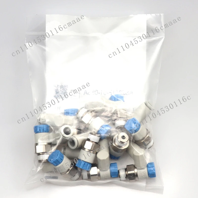 Industrial machinery accessories Hot-selling elbow type speed control valve quick changer pneumatic components Stainless steel