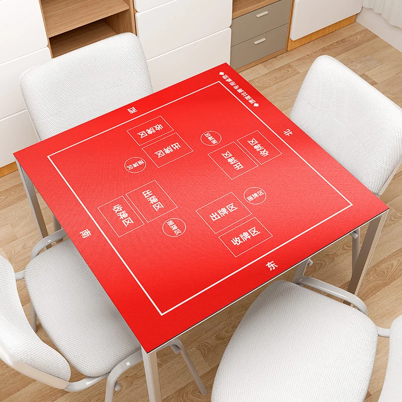 60x60cm-麻雀マット-ノンスリップ-guandan-テーブルマット-ノイズ低減-ソフト耐摩耗性テーブルゲームマット-ポーカー、カード、ボード用