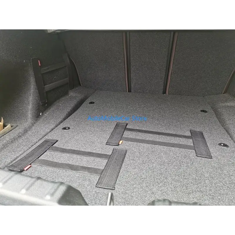 G8TE Car Trunk Stowing Sundries Strap Fixed Elastic Bandage Magical Sticker