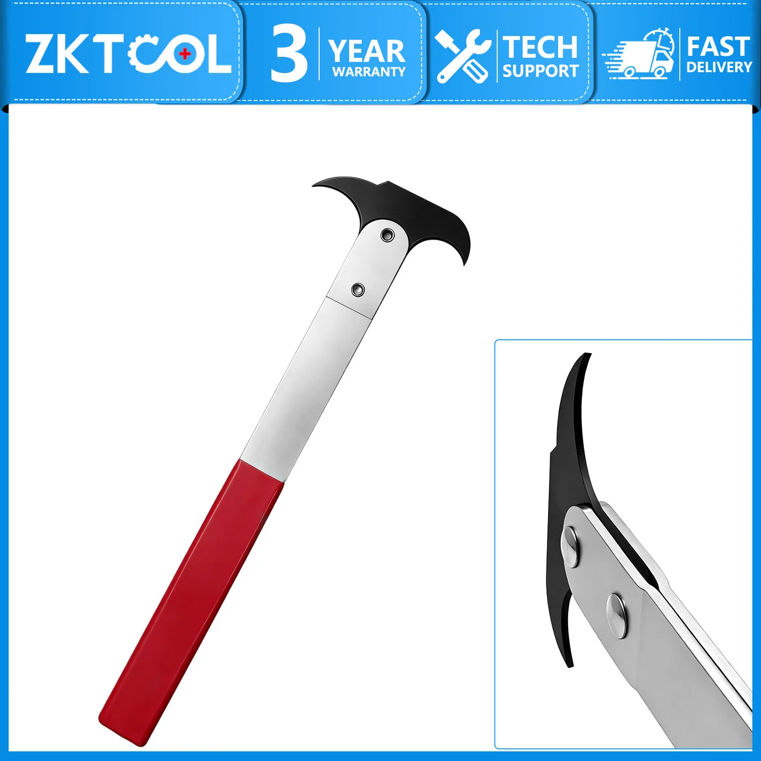 

Heavy Duty Car Oil Seal Puller Dual Hook Design Transmission Engine Grease Seals O-Ring Gasket Removal Auto Repair Hand Tool