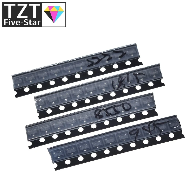 18 أنواع * 10 قطعة = 180 قطعة 2N2222 S9013 S9014 S9015 S9018 S8050 S8550 5551 5401 2N3904 2N3906 C1815