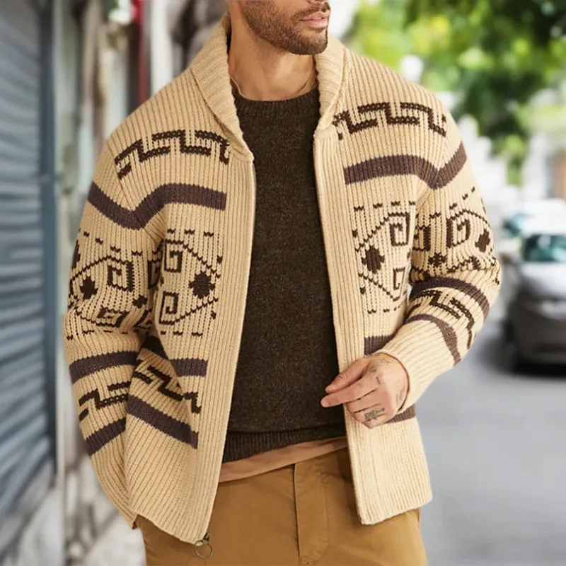 Maglione invernale con cappuccio da uomo 2025 Nuova moda maschile Maglieria Autunno Felpe con cappuccio Cappotti lavorati a maglia Abbigliamento uomo Pullover Maglioni MY282