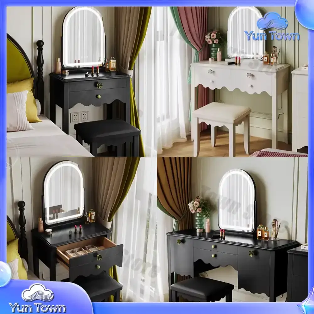 Mirror Makeup Vanity Table Closets Jewelry Living Room Modern Dressing Table Garden Vintage Vestidores Postmodern Furniture