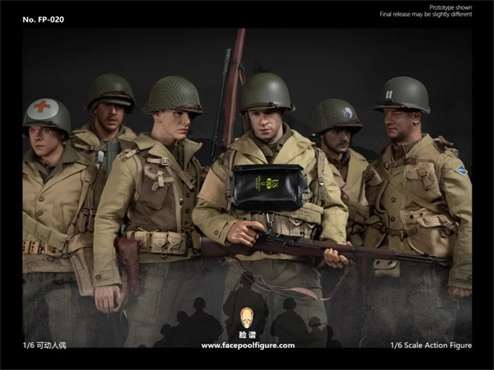 1/6th Facepoolfigure FP020 US. Soldier Ranger Operation Male Doll Full Set Moveable Action Figure 12" Gift For Fans Collect