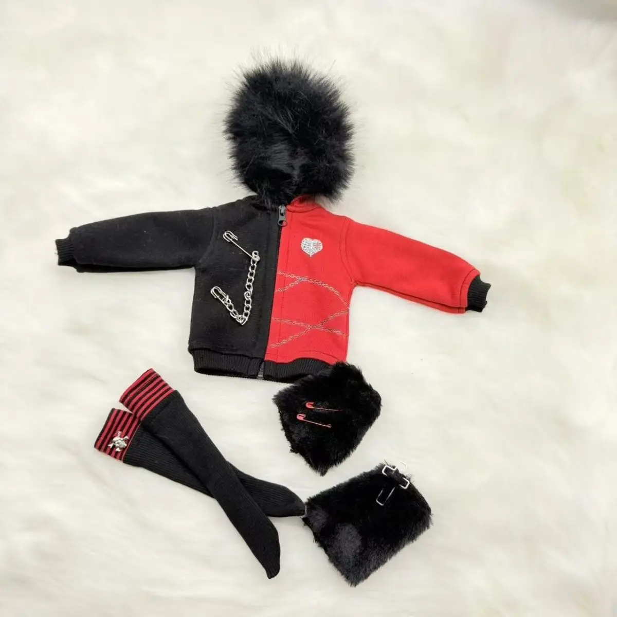 ชุดเสื้อผ้าตุ๊กตา 1/6 1/4 สำหรับตุ๊กตา BJD ขนาด 30/45 ซม. ชุดแต่งตัวตุ๊กตาสำหรับเด็กผู้หญิง ของเล่นบ้านตุ๊กตา แฟชั่นอุปกรณ์เสริมตุ๊กตา (ไม่รวมตุ๊กตา)