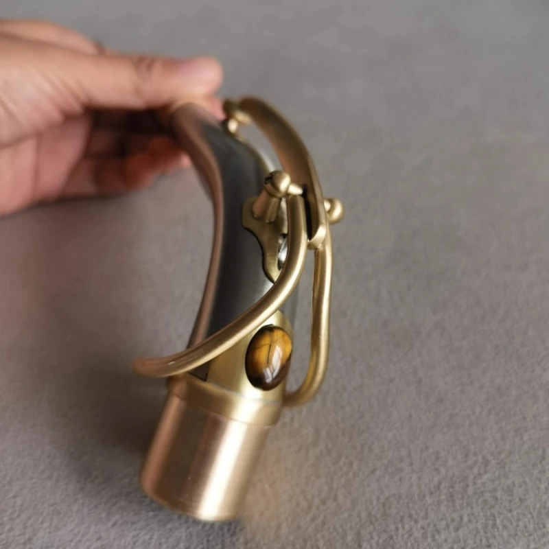 

Saxophone brass curved neck drop E alto saxophone curved neck thread good sound can be customized