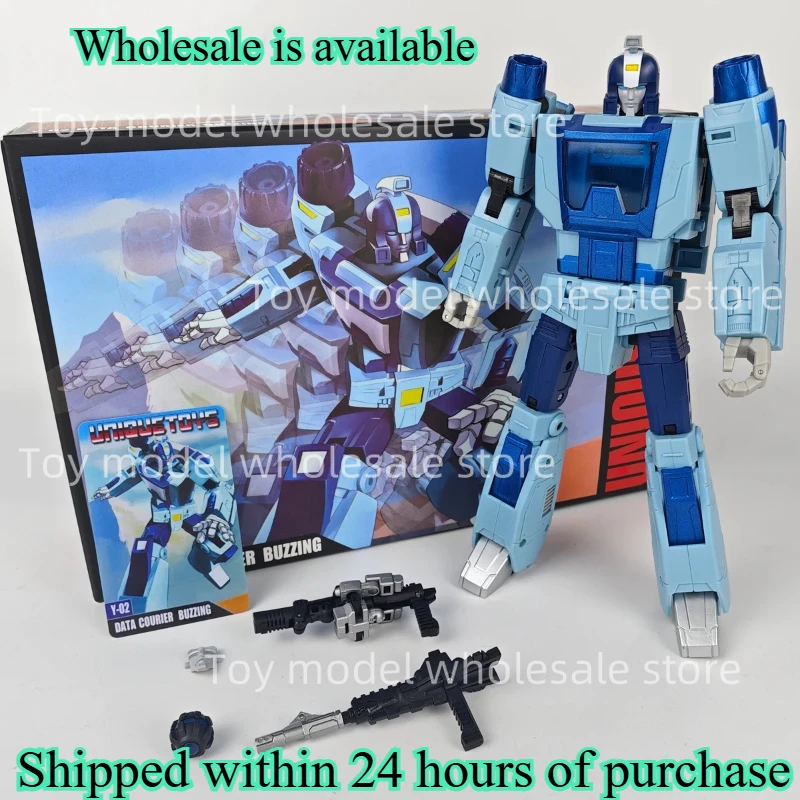 Unikalne Zabawki UT Y-02 Y02 Transformacja Blurr DATA COURIER BUZZING Model Kolekcja Figurka Akcji