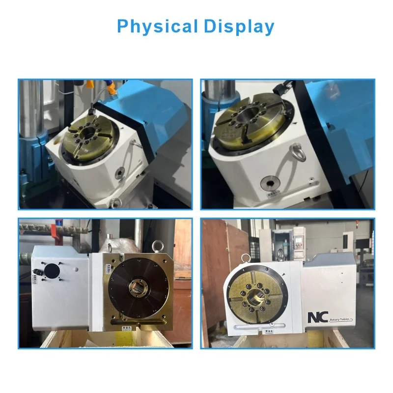 High-precision Automatic CNC Indexing Disc Head Fourth Axis Roller Cam Turntable Rotating Table Ronghao Metal