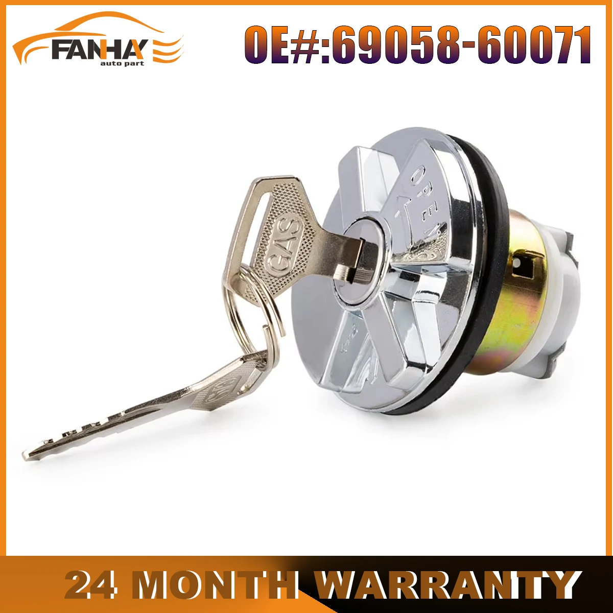 

Cylinder Locking Fuel Cap for Toyota All Hilux 4-Runner Diesel Models with Twise Type Cap 69058-60071 6905860071 69058-60050