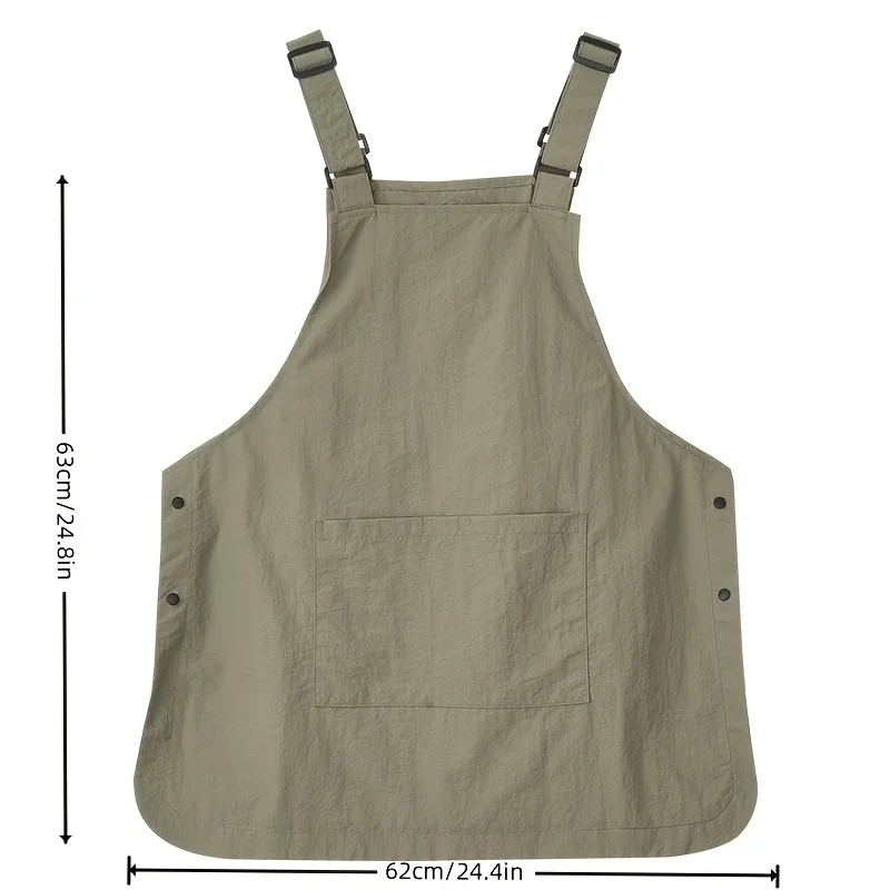 Barbiere esterno impermeabile giapponese, caffetteria, grembiule da lavoro per catering, abbigliamento da lavoro da cucina unisex per la casa