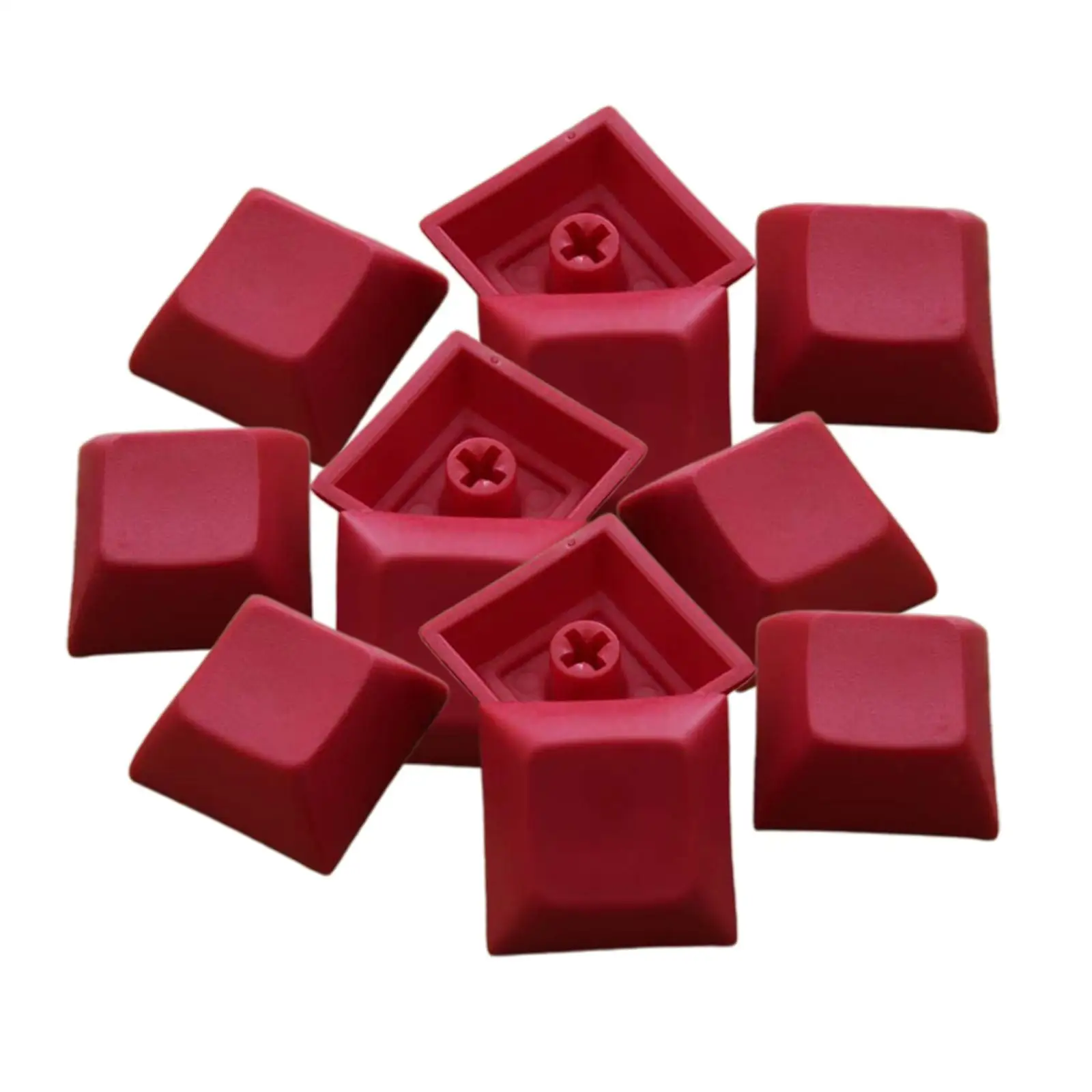 Conjunto de Teclas PBT DSA em Branco de Perfil Baixo para Teclado Mecânico Gamer DIY com Switches MX