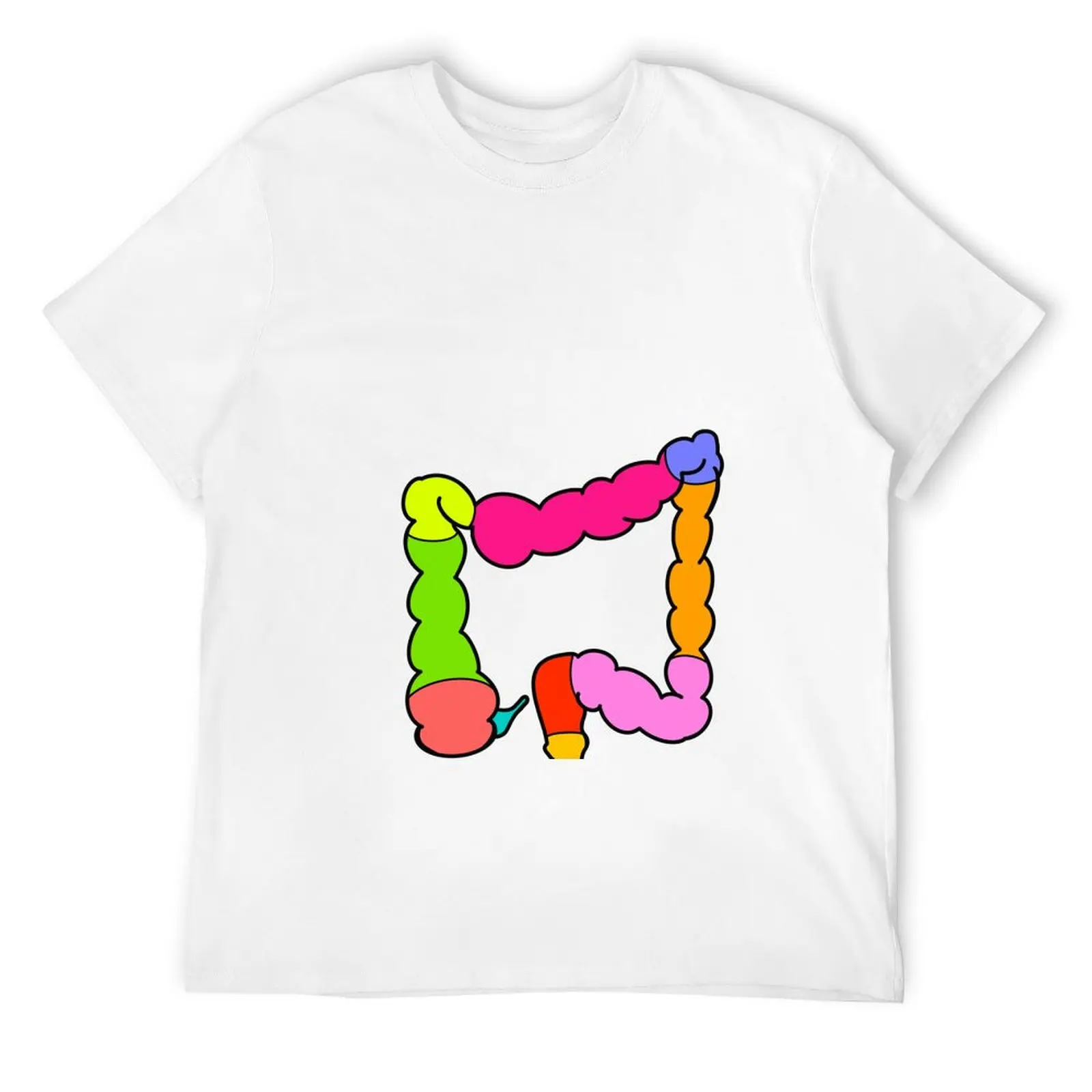 

Large intestine (unlabeled) T-Shirt Funny t-shirt plus sizes vintage graphic tee clothes for men