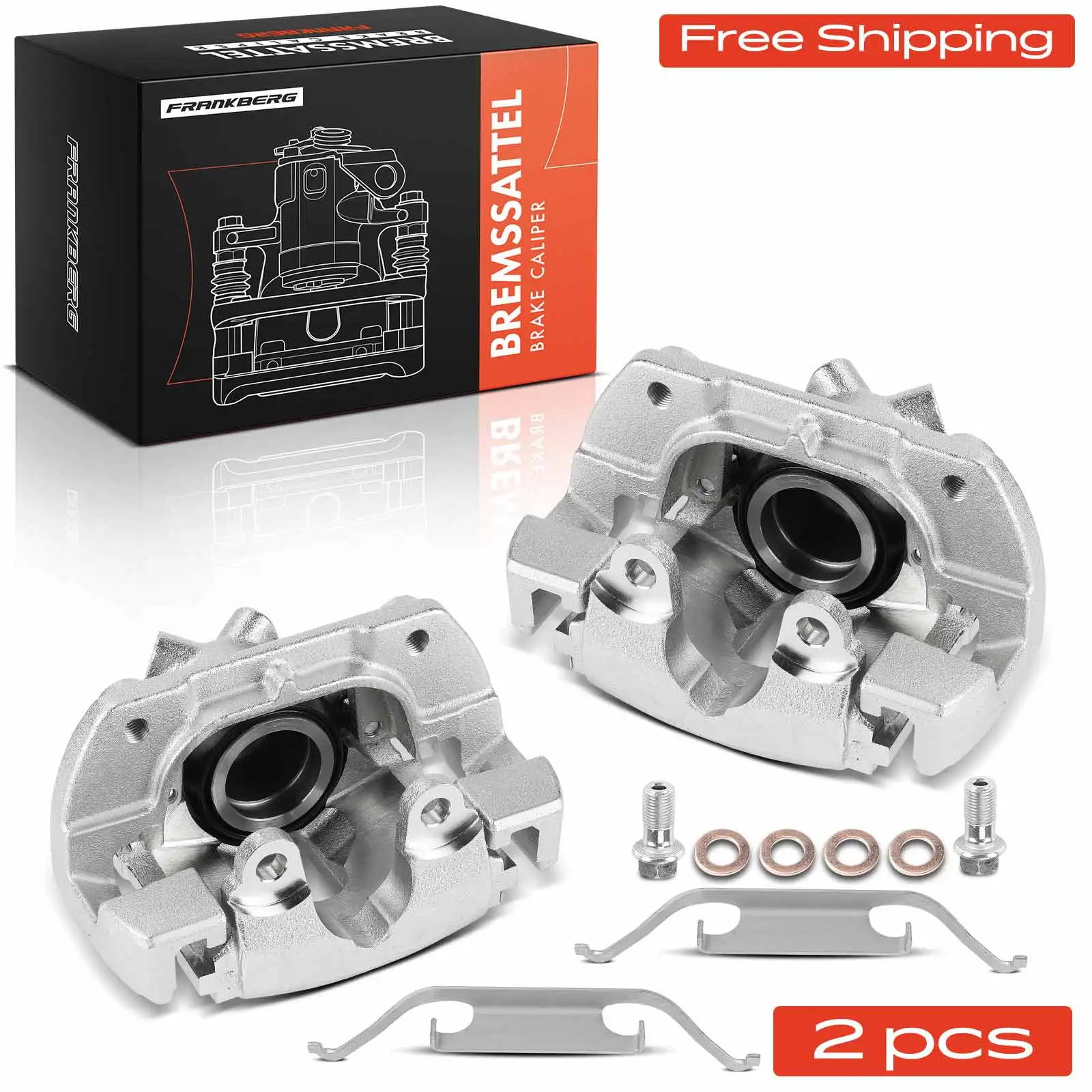 Frankberg 2x Bremssattel Vorne Links Rechts für BMW 3er Cabriolet E46 Z4 Coupe Roadster E86 E85 19-B2861 34116750150 19-B2860
