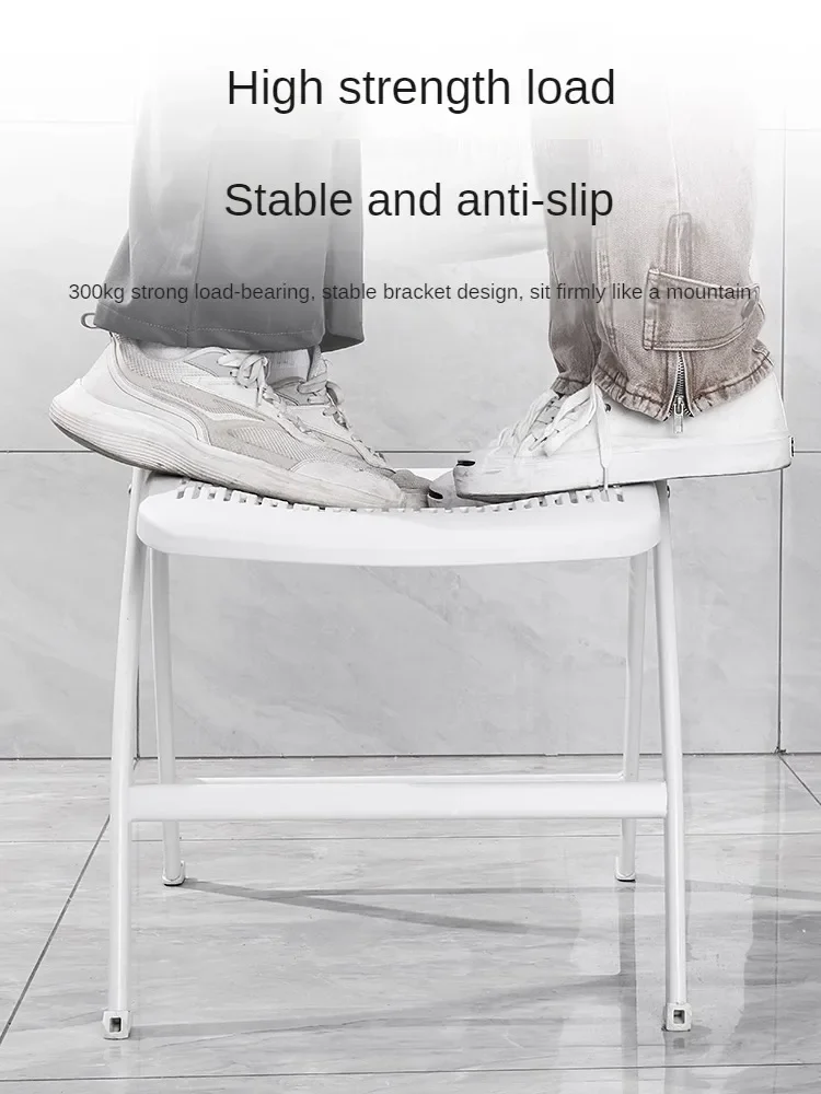 Portable Folding Dining Chair with Backrest for Home and Office Use