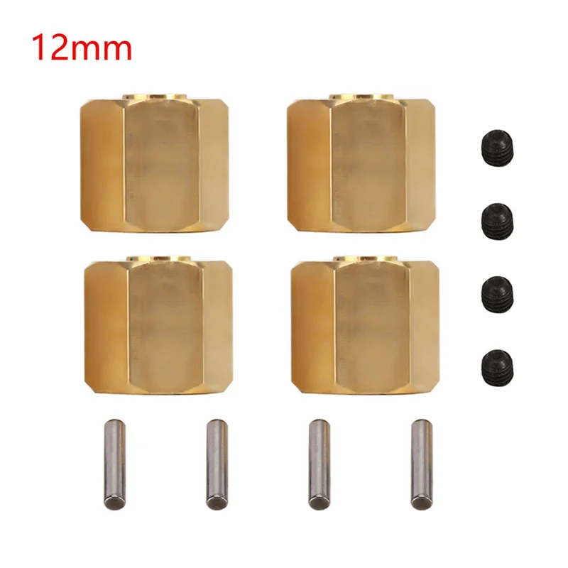 For SCX10 CC01 WRAITH 90027 90034 GEN 8 Widening 12Mm Wide Brass Connector,Upgraded Accessories,12Mm