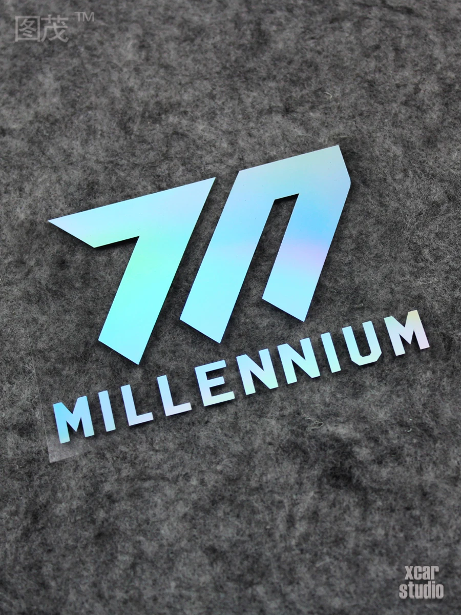 2024 New Anime Blue Archive Millennium Science School Logo Stickers For Laptop Guitar Phone Luggage Waterproof Graffiti