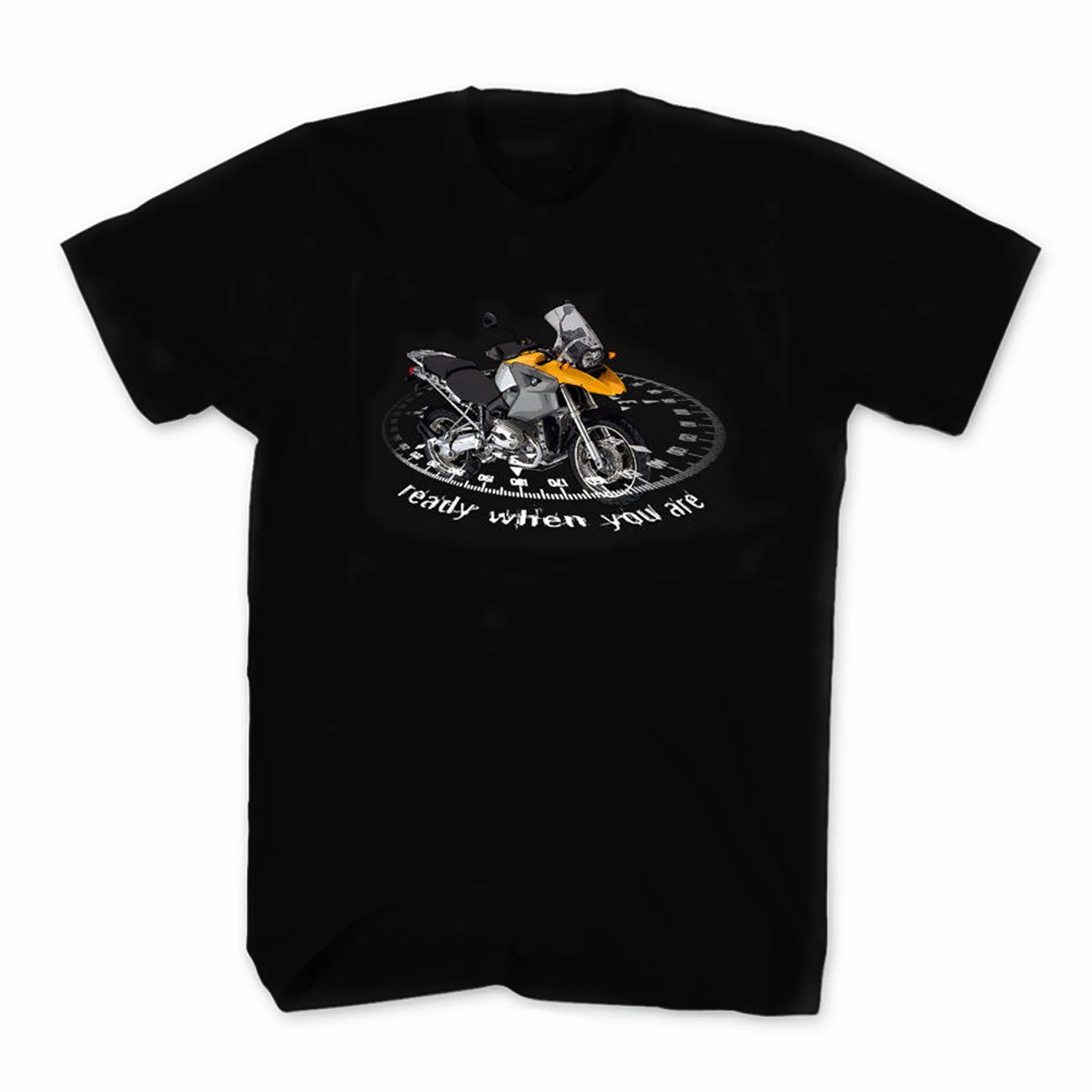 

R1200GS 1200 GS R Motorcycle Adventure T Shirt. High Quality Cotton, Large Sizes, Breathable Top, Loose Casual T Shirt New S-3XL