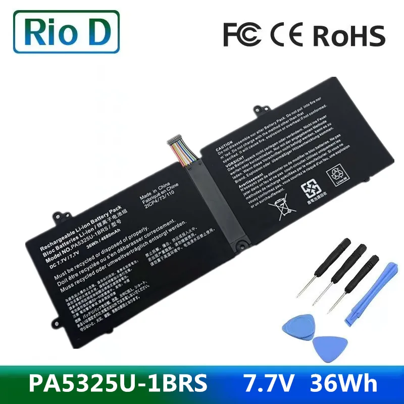 

PA5325U-1BRS Laptop Battery For Toshiba Port g X30T-E-113,Portege X30T-E-10Q,176,1DP,X30-T-E 2ICP4/73/110