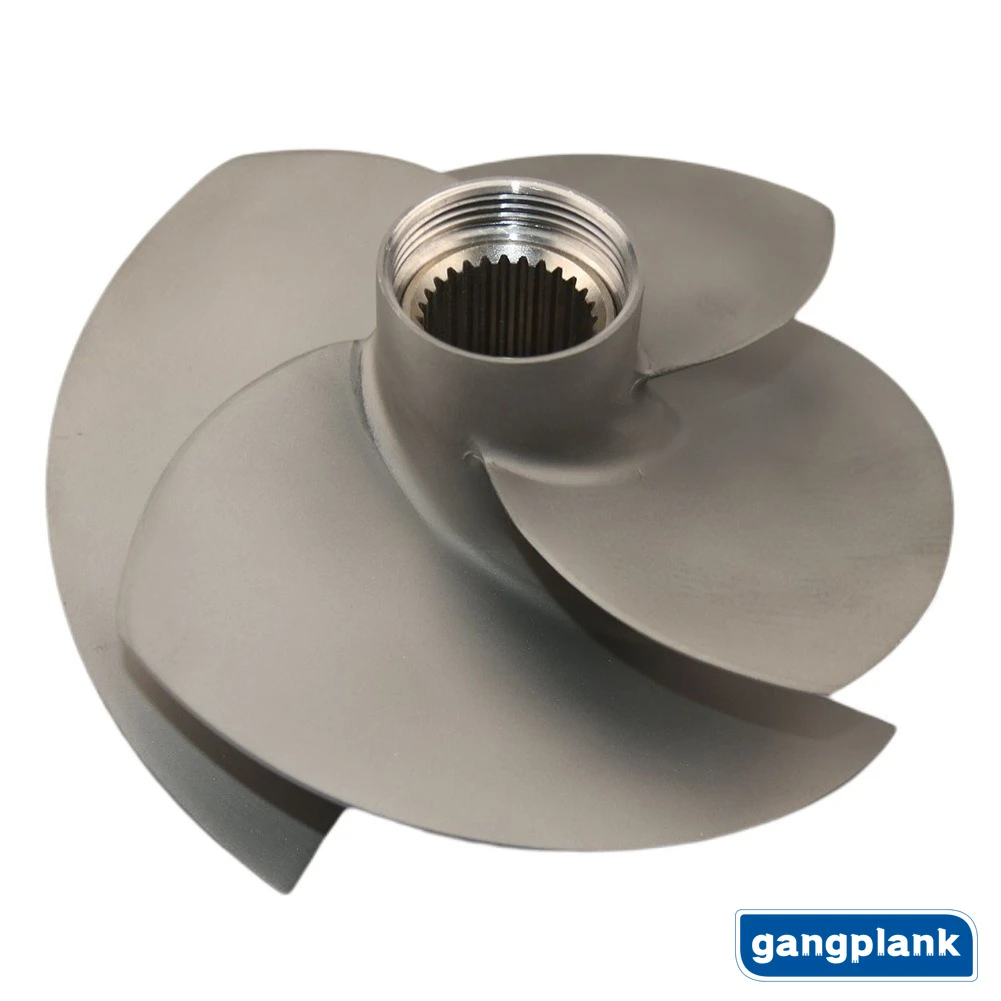 

Оригинальный гребной винт для моторной лодки, подходящий для моторной лодки Bombardier 230-300-325, 4-лопастные пропеллеры из нержавеющей стали