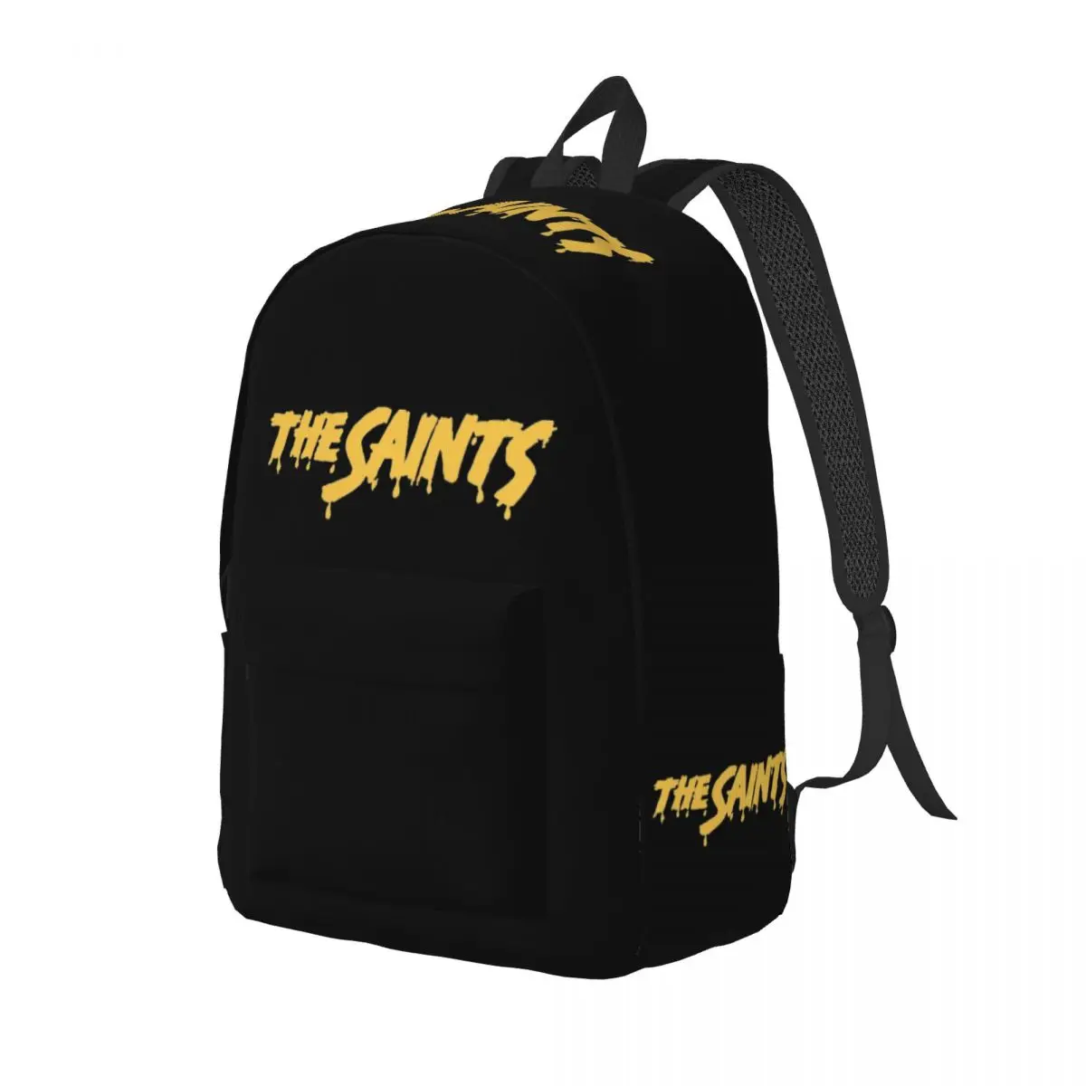 Mochila informal de The Saints Rock para hombre y mujer, bolsa de lona para ordenador portátil y portátil, resistente, para escuela secundaria, senderismo y viaje