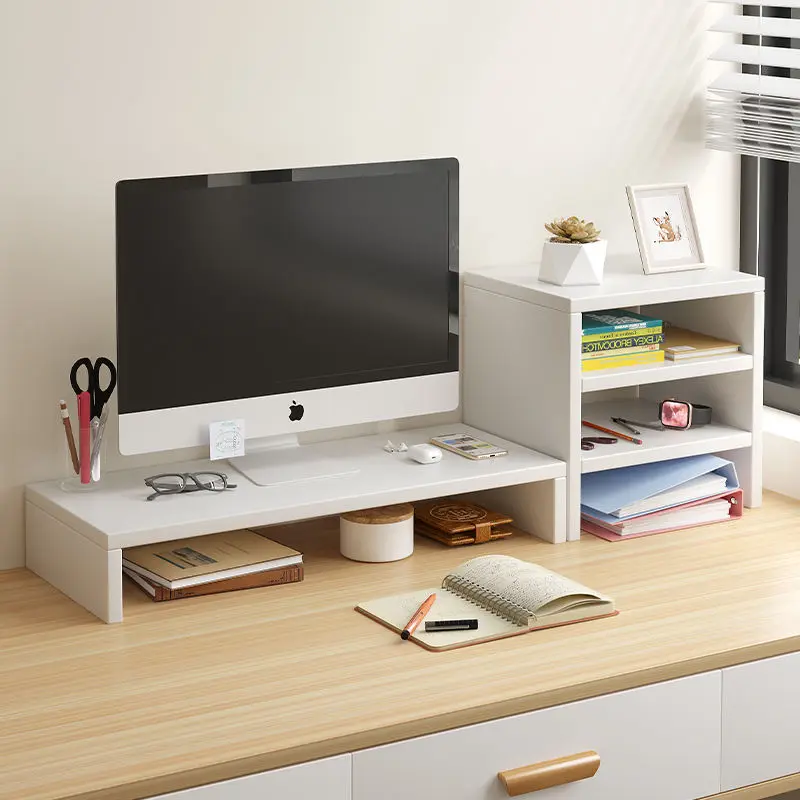 Notebook computer stand desktop computer screen desktop elevated desktop storage and storage pad elevated