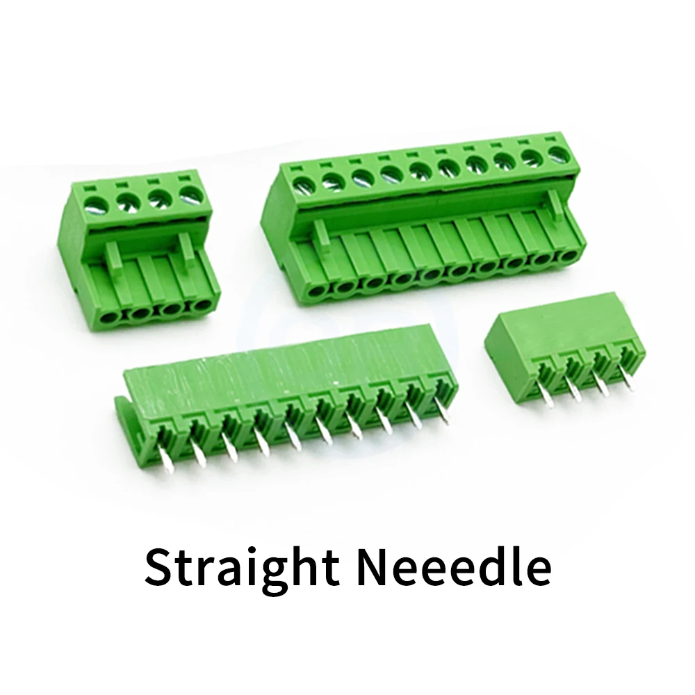 (10 Sets) DG KF 2EDG 5.08 2EDGK 2EDGV 2EDGR 5.08mm 2~24P Plug-in Terminal Blocks Right Angle Bend Pin Plugs Set Split Seal 15EDG