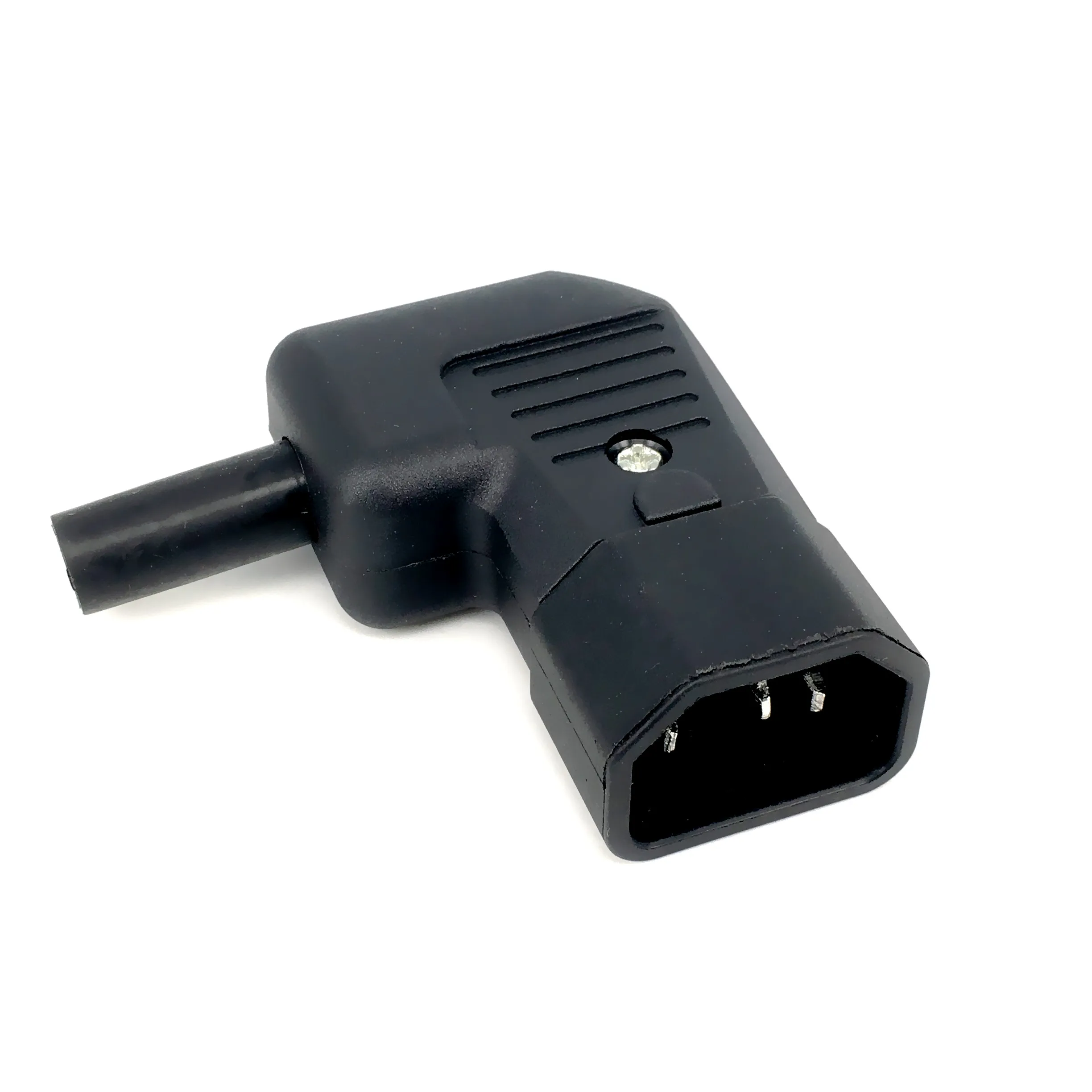 250 فولت 10a الكوع 90 درجة IEC320 C13 C14 PDU UPS السلكية مخرج طاقة تجميع تركيب موصل لوحة كهربائية وعاء التيار المتناوب المقبس التوصيل