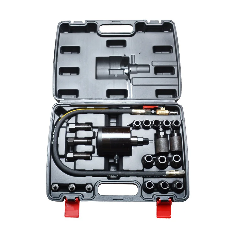 

Pneumatic diesel fuel injector removal puller tool set Quick fuel injector vehicle fuel injector removal repair tool