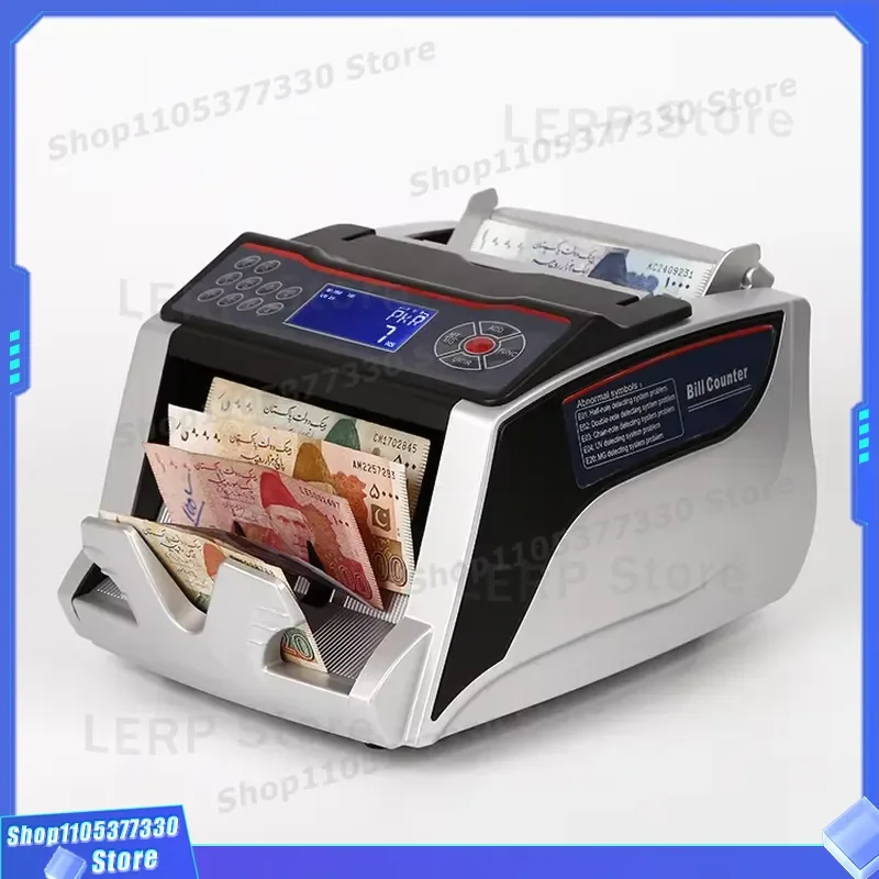 Automatic Banknote Counter Machine with UV MG Detection for Cash Counting Fast Accurate Bill Counter for Business Office Use