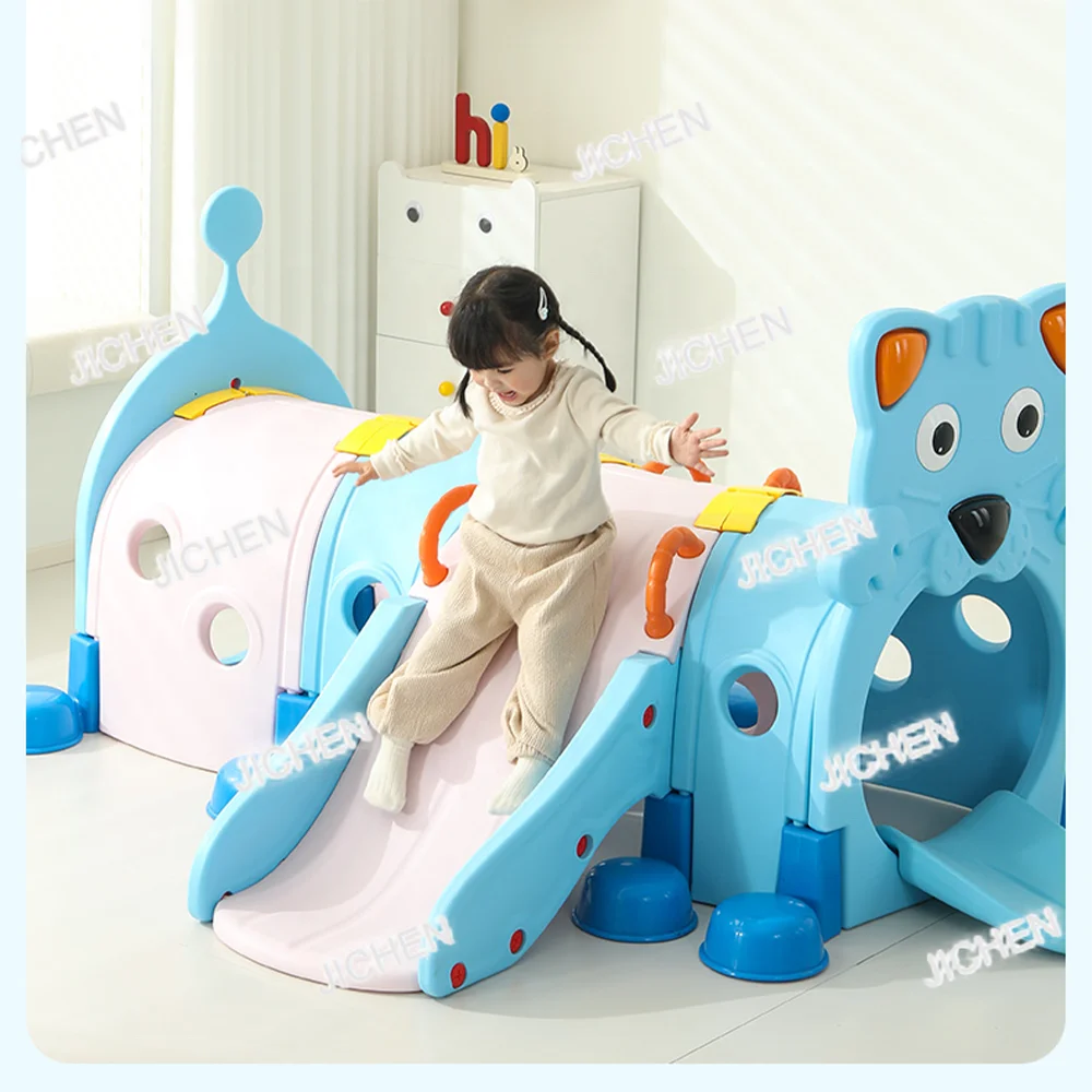 อุโมงค์คลาน JC - ของเล่นเด็กทำจากพลาสติกทนทาน สำหรับใช้ในร่ม โรงเรียนอนุบาล และสถานรับเลี้ยงเด็ก