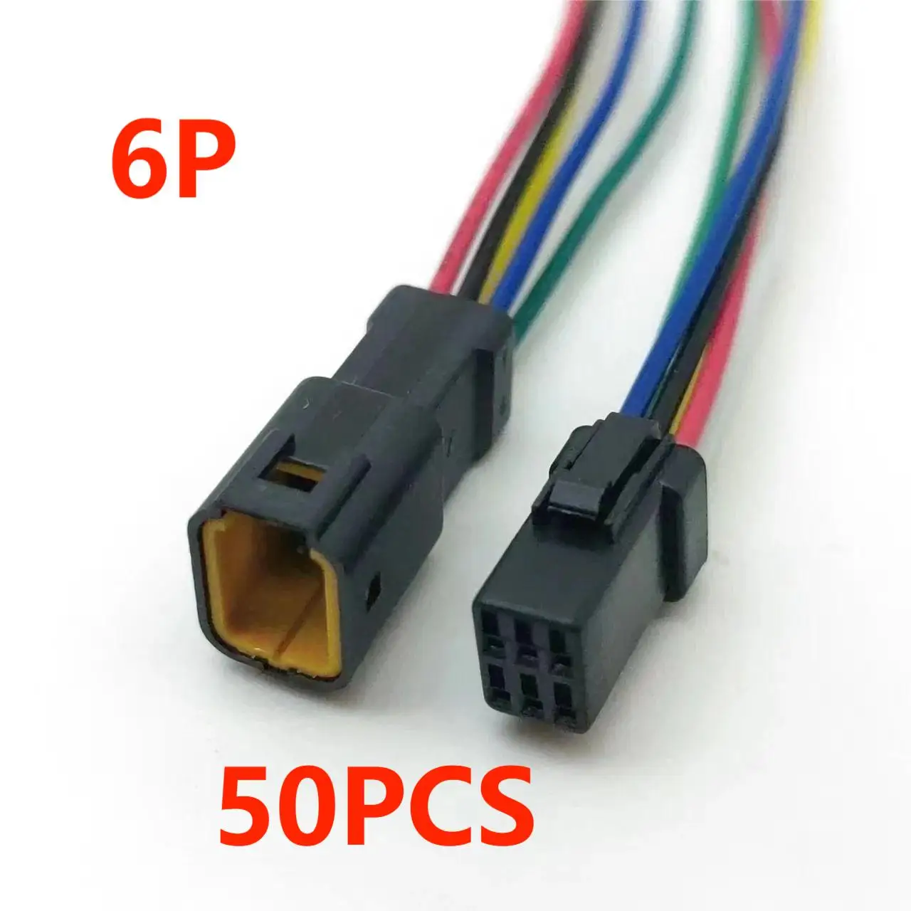 

2P 3P 4P 6P 8P 0.6 MM Waterproof Wire Connector Plug Male And Female Socket With Cable JST JWPF Electrical C