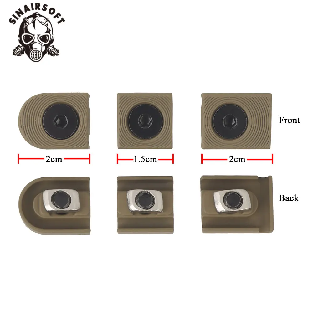 3pcs/Set Flashlight Laser Light Mlok Wire Guide System Cable Clamp Cable Clip Management Fixed Accessories