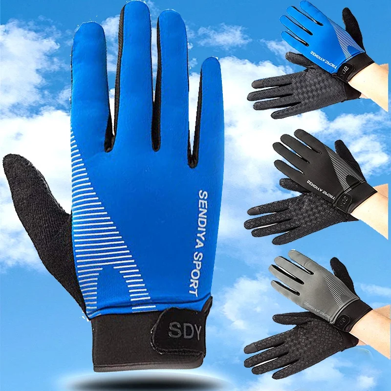 Cycling Gloves All Refer to MEN\'S AND WOMEN\'S Thin Breathable Touch Screen Outdoor Sports, Mountaineering, Fitness, Mountain Ice