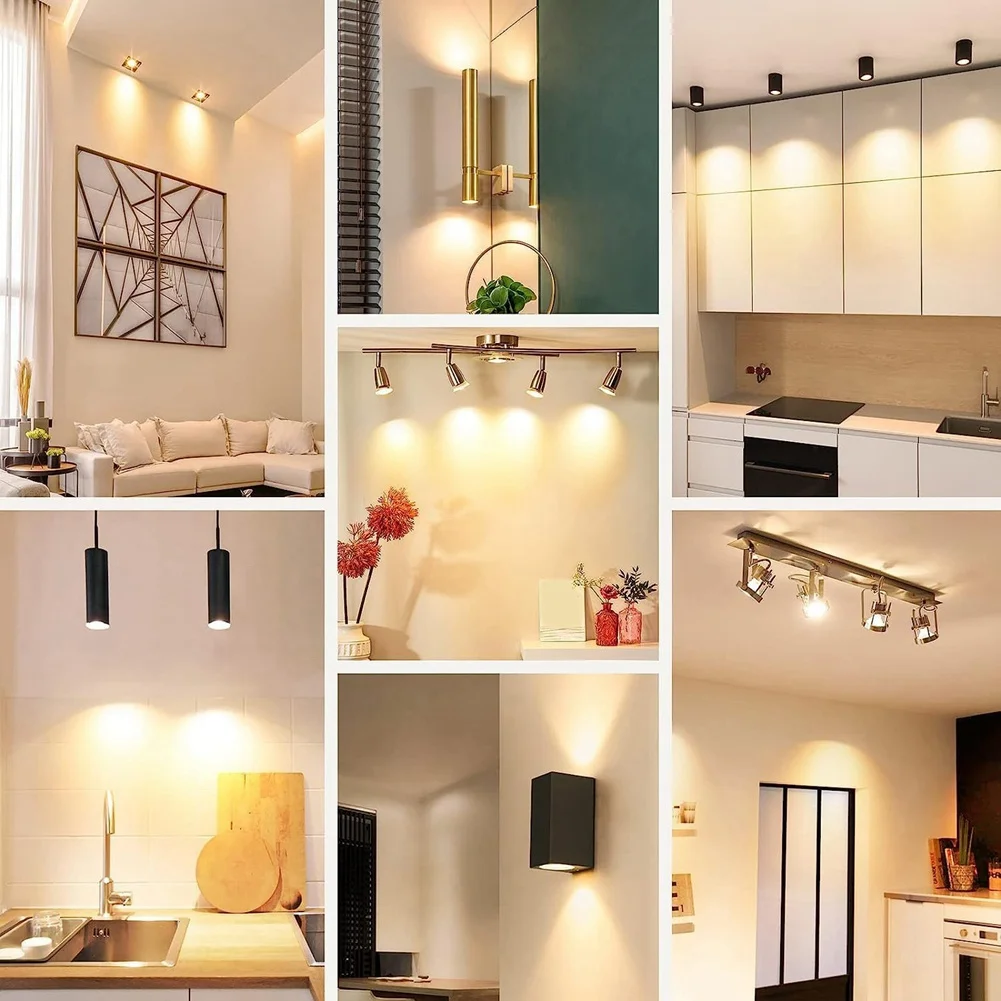 

ABRE-6 Pack PAR20 50W Галогенная лампа 120V Высокопроизводительная лампа PAR20 Прожекторная лампа для вытяжки для трекового освещения и вытяжки