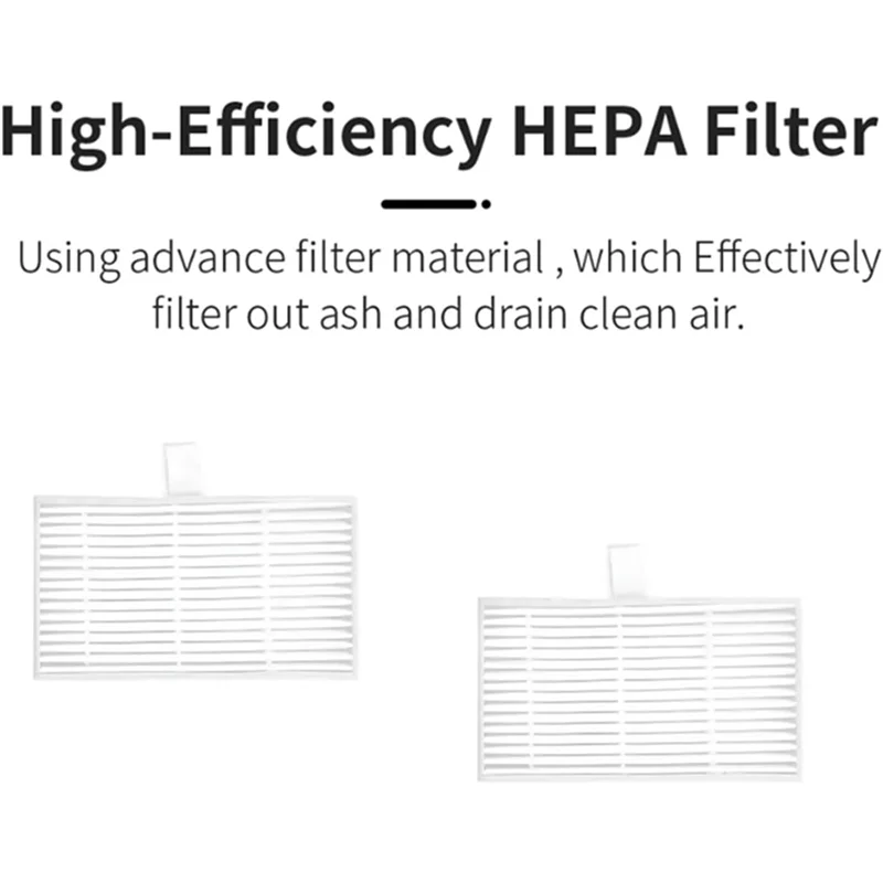 فلتر HEPA بديل A98I، فرشاة جانبية رئيسية لملحقات المكنسة Dreame Mova E10/E20 Plus