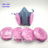 7502 Silicone Respirator Gas Mask With 2097 Filter Goggles Set For Dust Spray Painting Formaldehyde Welding Grinding carpentry