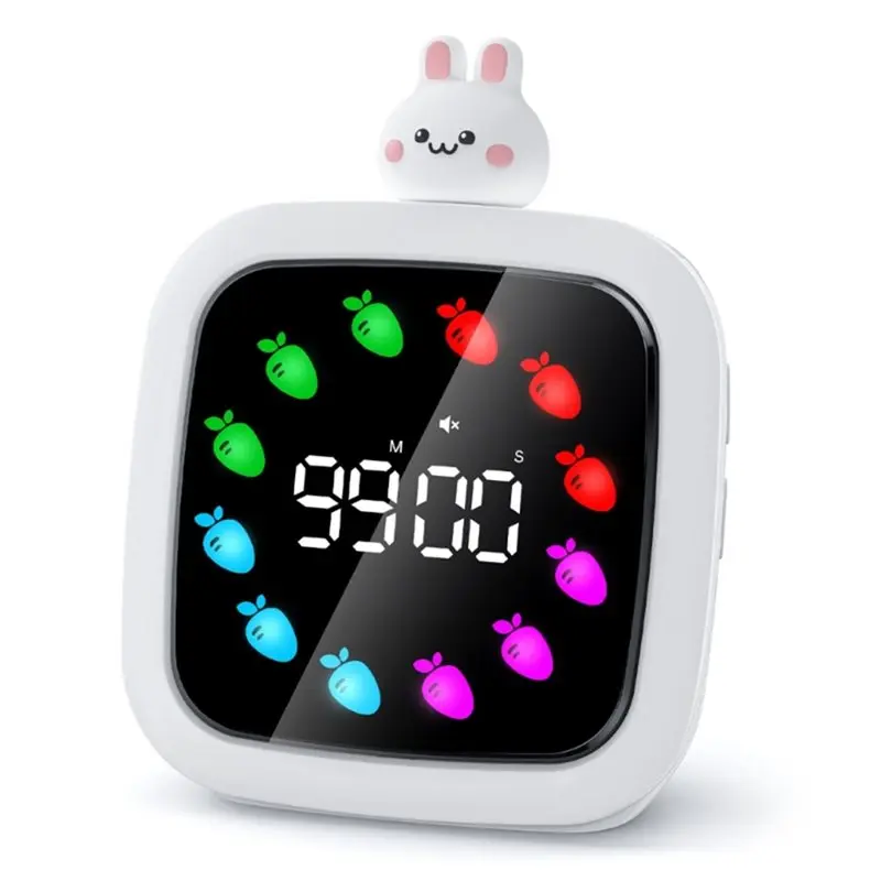 WCS-Visual Timer Management Tool Countdown Kids Timer Clock For Child Home, School Quiet Operation,Product Main Image