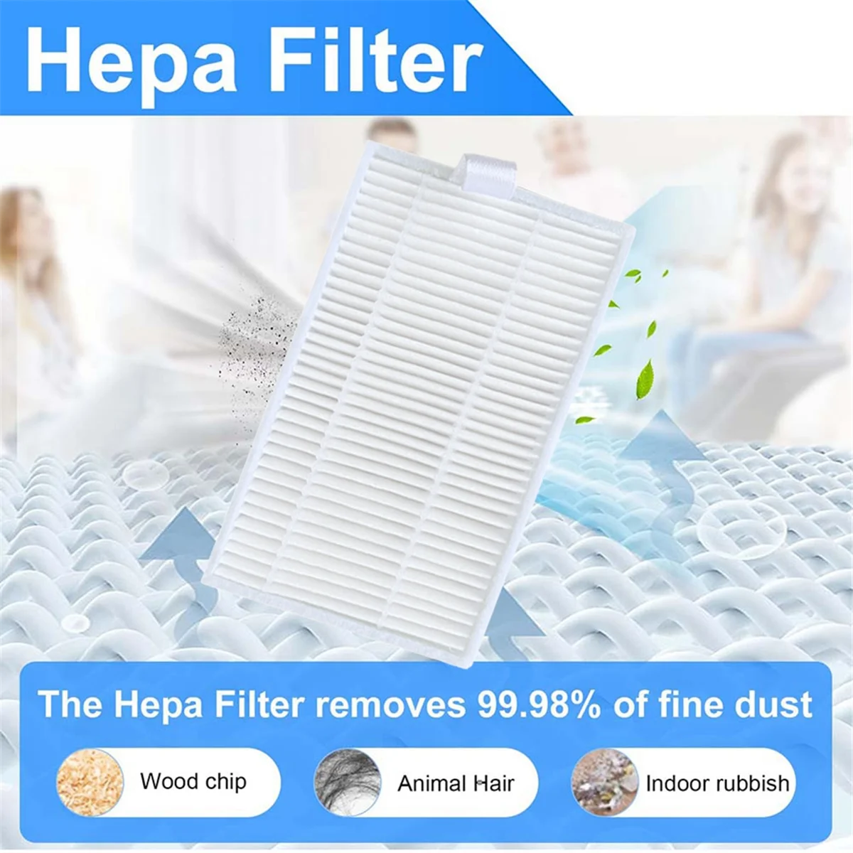 EQAZ-30PCS Hepa-фильтр для Liectroux C30B XR500 E30, аксессуары для роботов-пылесосов, запасные части, фильтр