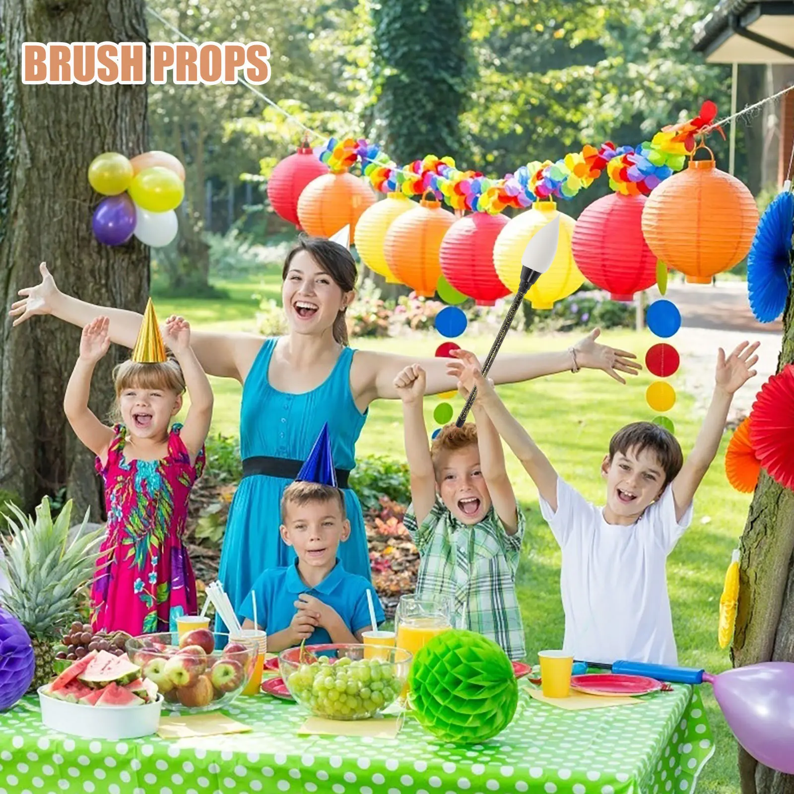 

Large Calligraphy Brush Prop Realistic Cosplay Accessory Student Stage Performance Decorative Fake Calligraphy Pen Performing