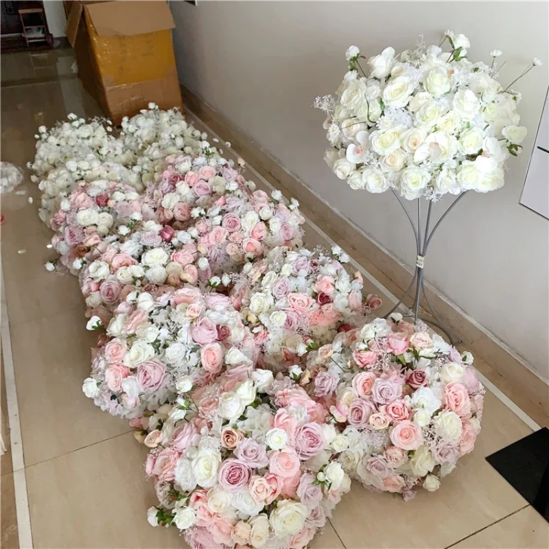 

Customized wedding table ornament artificial flower ball