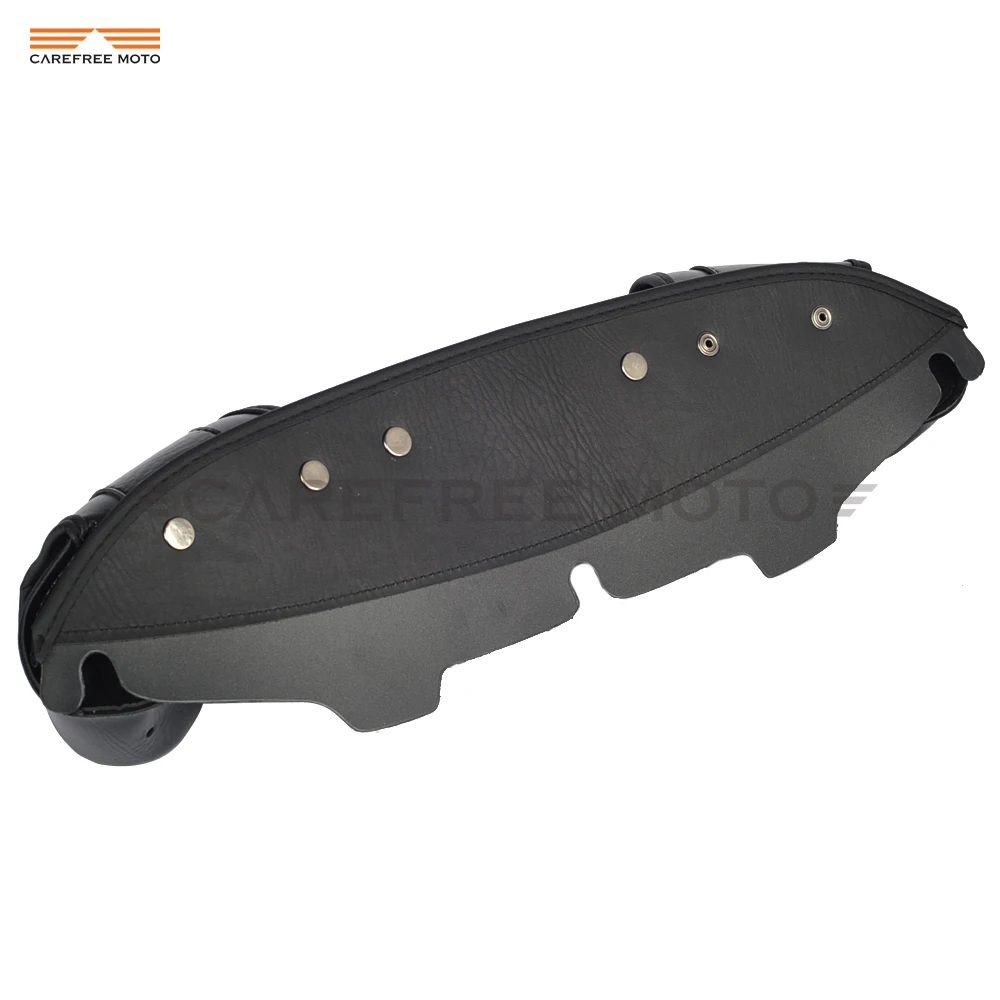 Black 3-Pouch Motorcycle Windshield Saddlebag Case for Harley Davidson Touring 1996-2013 Padded Motorcycle Accessory