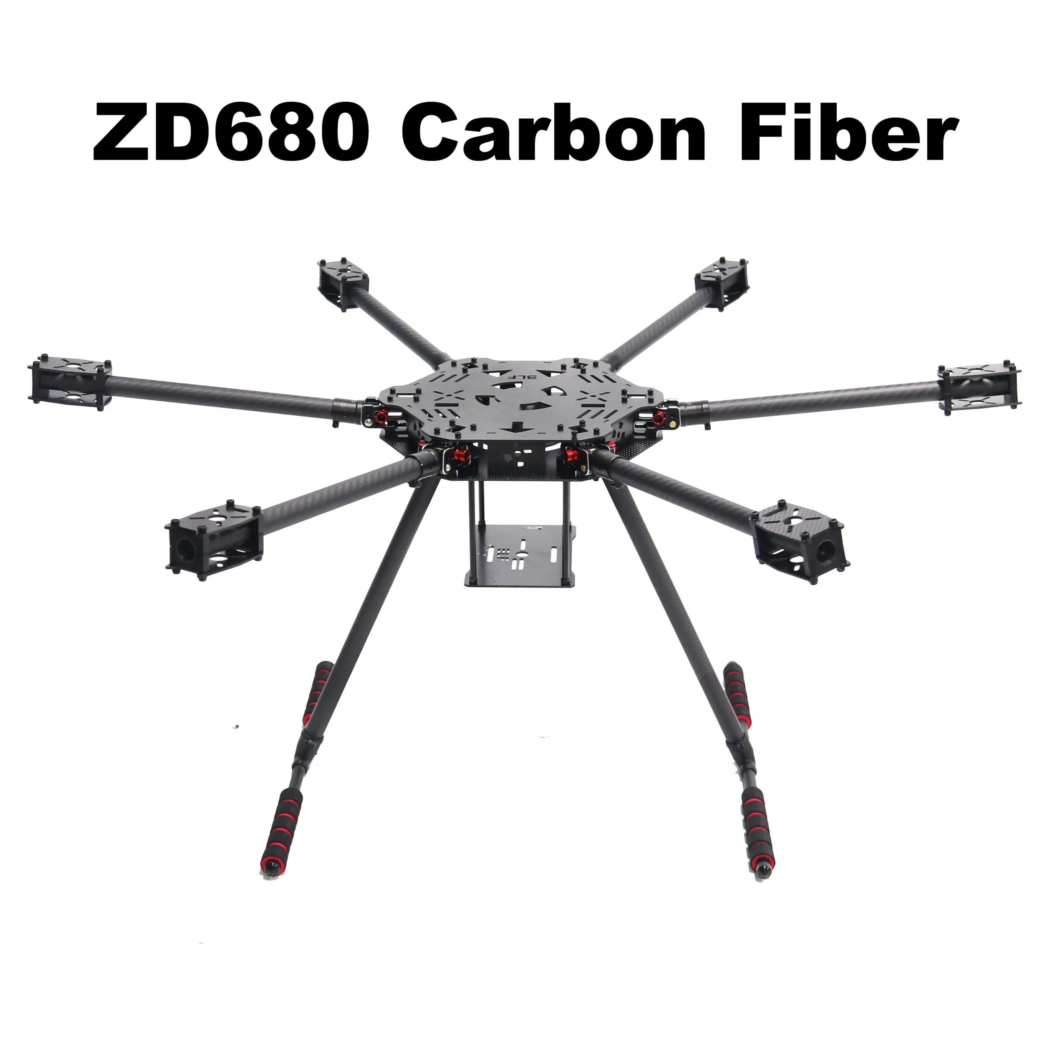FPV F680 entièrement en Fiber de carbone ZD 680 cadre hexa-rotor bras pliable Kit de cadre hexacoptère avec train d'atterrissage inflodable pour FPV