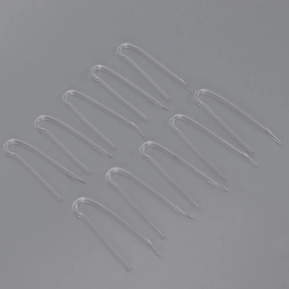 10Pcs Flexible Hearing Aid Tubes 3.3x2.0mm Replacement Hearing Aid Tubing PVC Clear Earmold Hearing Tubing