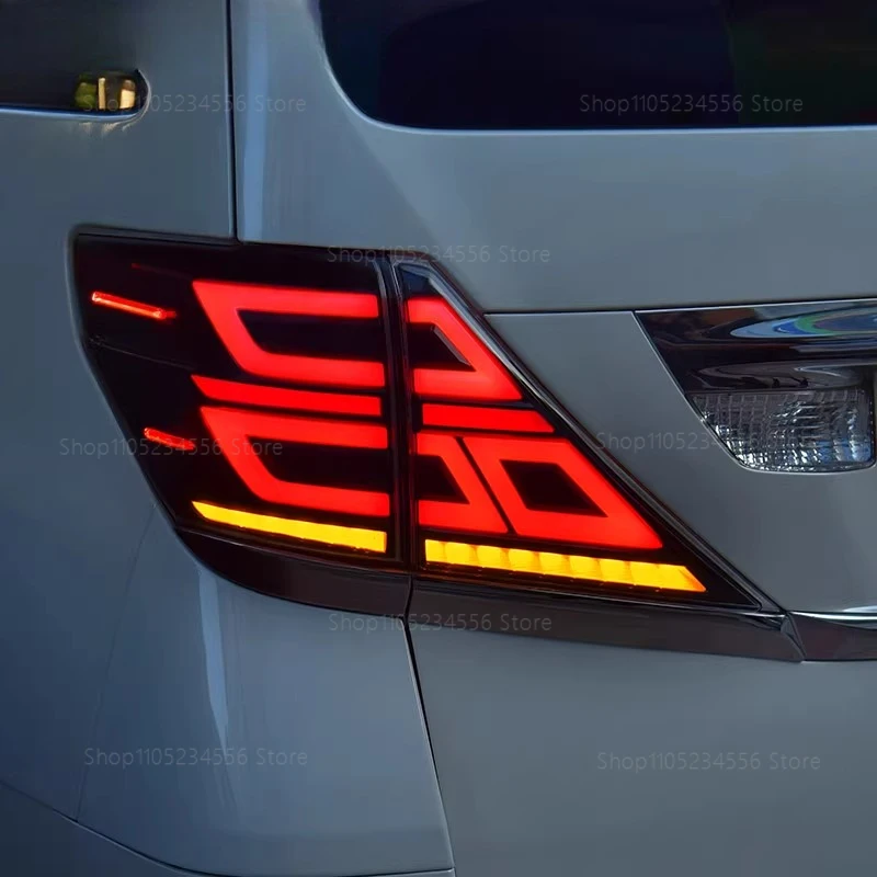 

Car Taillights Assembly for Toyota ALPHARD 2007-2013 LED Auto Back Lamps Upgrade High Configuration Fog Brake Signal Accessories
