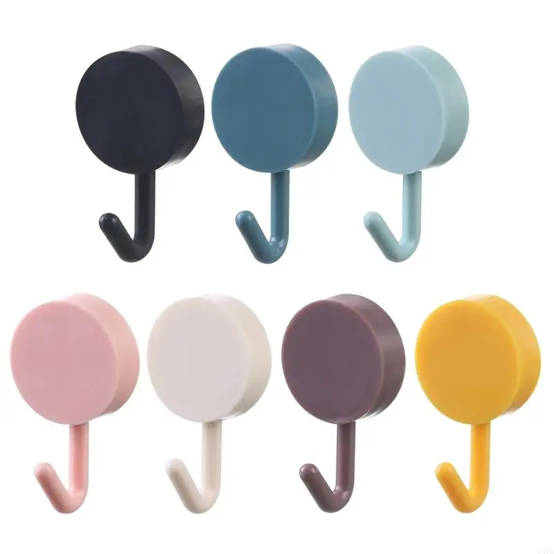 Adhesive Decorative Wall Hook Damage Frees Installation Strong Hold Bathroom Kitchen Use ABS Plastic Waterproof Hanger - Image 5