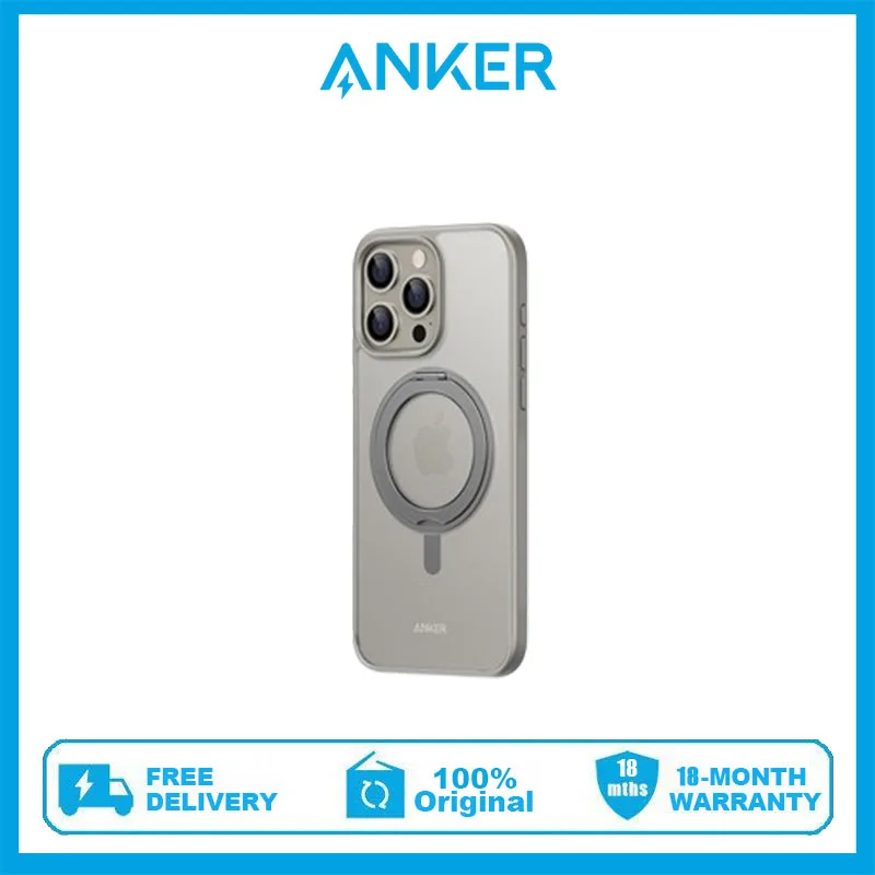 Anker Magnetic Bracket Phone Case Suitable for Apple 15/iPhone15Pro/ Max Phone Case