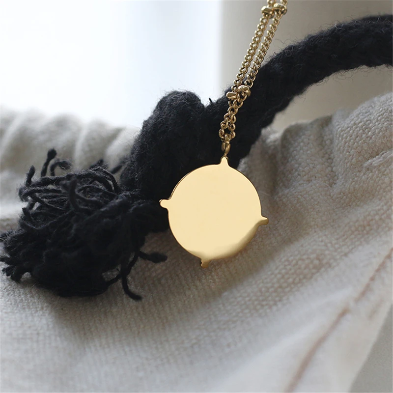 التيتانيوم الصلب مطلي الذهبي مرساة السفينة الدفة حلية قلادة القلائد النساء عبر سلسلة قصيرة تصل إلى عظمة الترقوة المختنق مجوهرات الأزياء هدايا